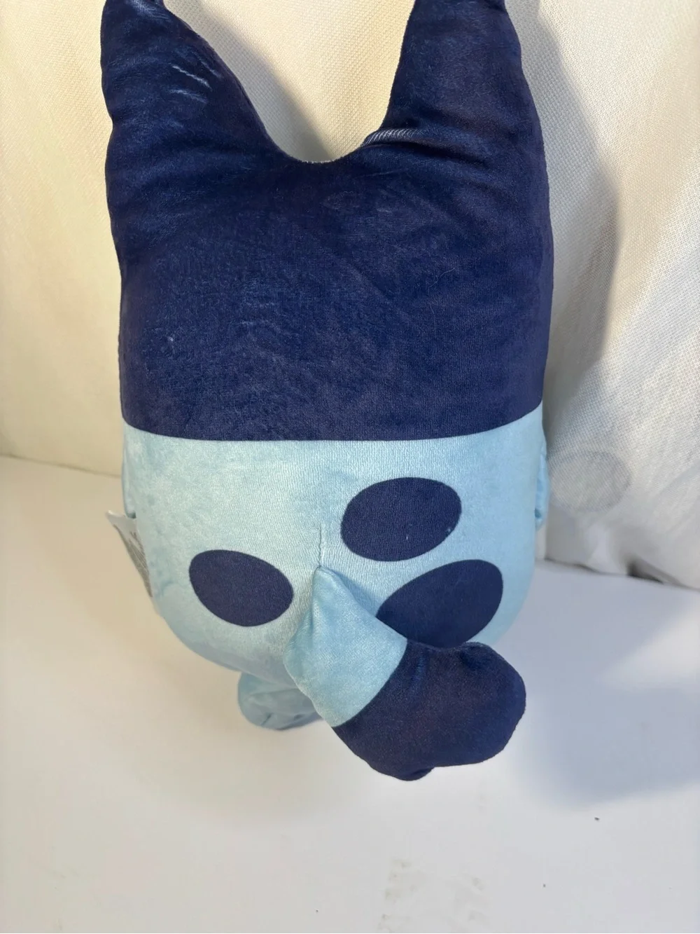 Bluey Plush pillow - Light Blue and Navy Stuffed Character
